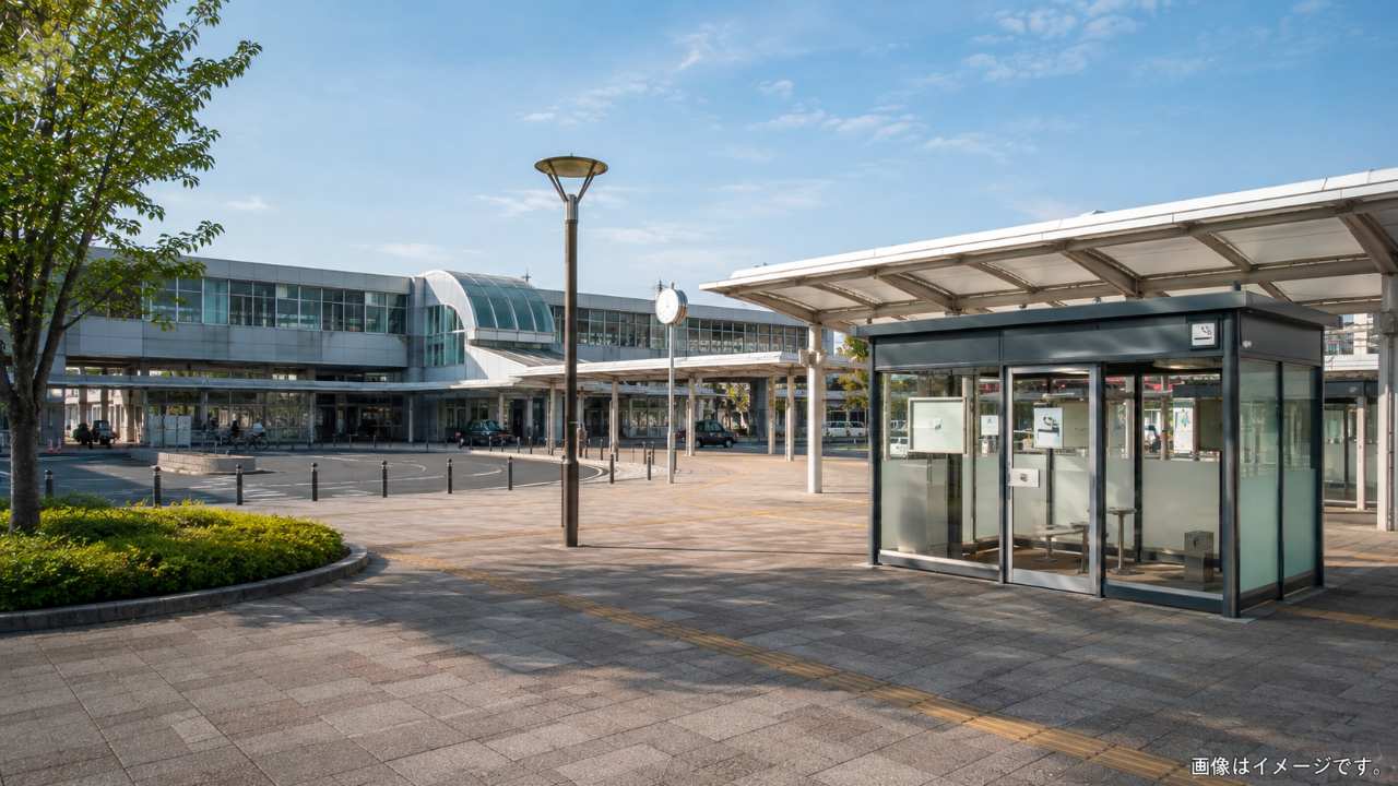 小山駅の喫煙所が閉まっている時間帯の駅前