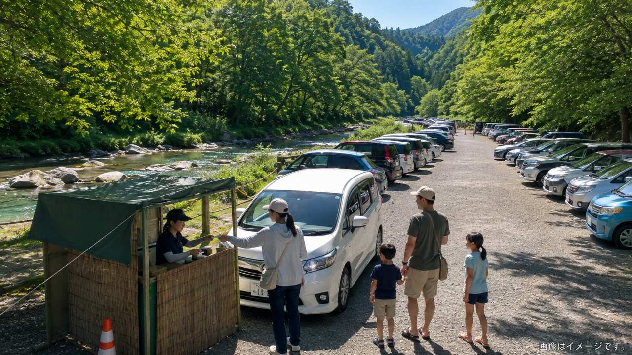 鹿沼の川遊びで穴場を選ぶための清流と河原の様子