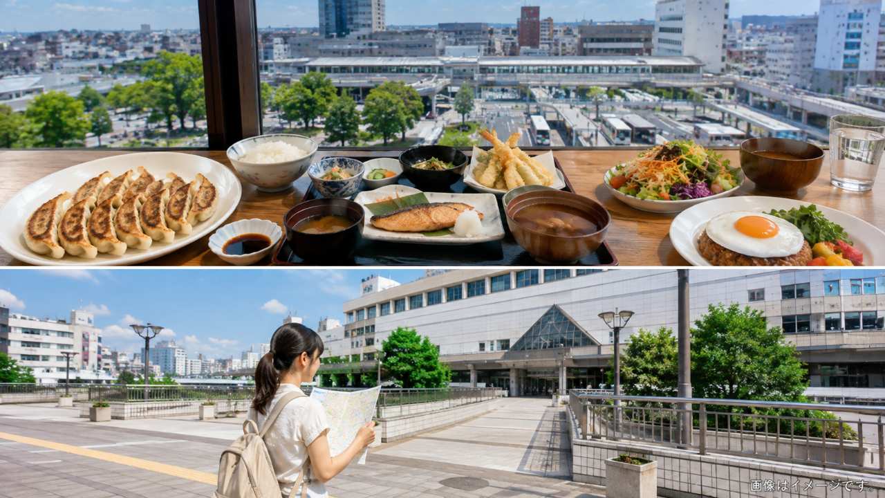 大田原市で安いランチを選ぶ基準を確認する様子
