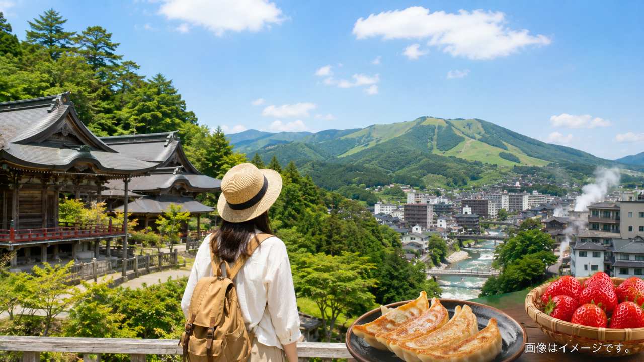 日光の歴史的な社寺と那須高原、温泉、いちごを組み合わせた栃木県の代表的な魅力